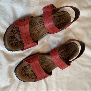 Red Born Sandals.